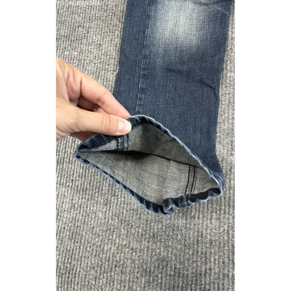 Levi's Men's 514 Slim Straight Jeans Blue Dark Wash Faded Size 30x30